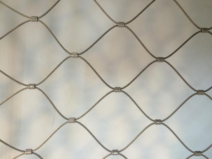 Dekoratives Zwingen-Balustraden-Kabel-Maschen-Flex stark mit langer