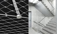 Balustrade Fencing Handrail Infill Stainless Steel Wire Rope Mesh Netting 7x7 2.0 mm wire 60*60 mm hole