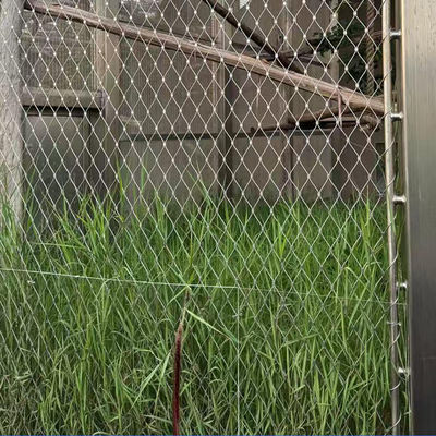 Stainless Steel Wire Cable Net Rope Mesh for Zoo Aviary Fence - AISI316/316L