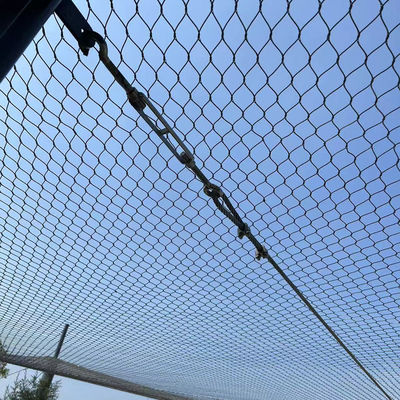 7x19 Stainless Steel Bird Aviary Net - Diamond Protection Mesh for Zoo Enclosures