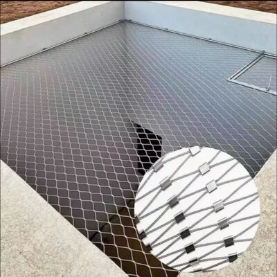 Flexible SS304 316 X Tend Cable Mesh For Zoo Aviary Protective Net