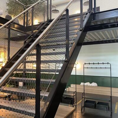 Stainless Steel 316L X-Tend Type Wire Rope Mesh with 60 Degree Mesh Angle for Balustrade and Garden Fence