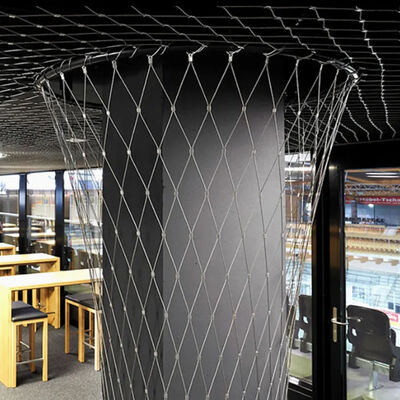 Corrosion Resistant Stainless Steel Cable Mesh for Vertical Greening with Customizable Size and Fall Prevention