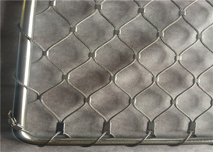 Expanded Aviary Wire Netting , Stainless Steel Woven Bird Aviary Wire Mesh
