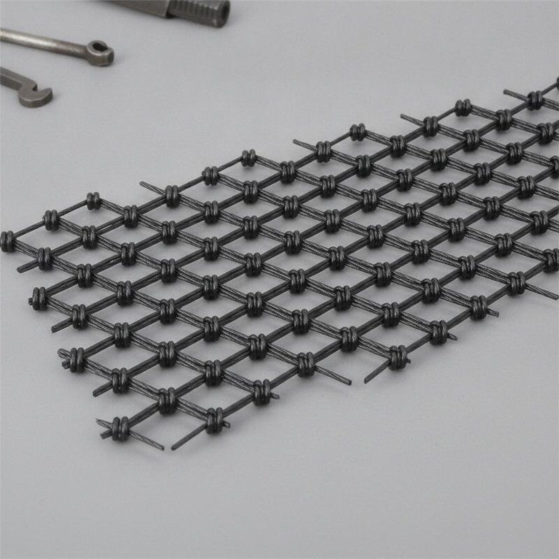 Anti UV Black Oxide Wire Rope Mesh with 20mm to 200mm Aperture and 1.2mm to 3.2mm Cable Diameter