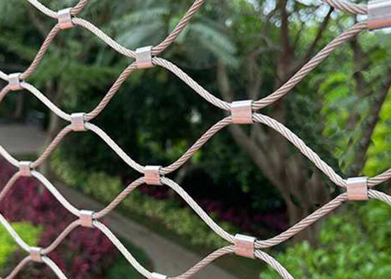 Edelstahl-Kabel-Filetarbeits-Balustrade 7x7 1.5mm flexible, die Handlauf-Einfüllen einzäunt
