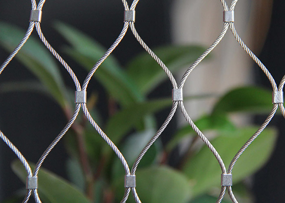 Gewebtes Kabelnetz aus Edelstahl mit einer Durchmesser von 1,5 bis 3,0 mm