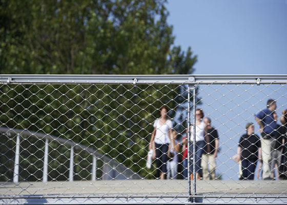 Edelstahl-Kabel-Filetarbeit des Balustraden-Einfüllen-7x7 flexible für Treppenhaus