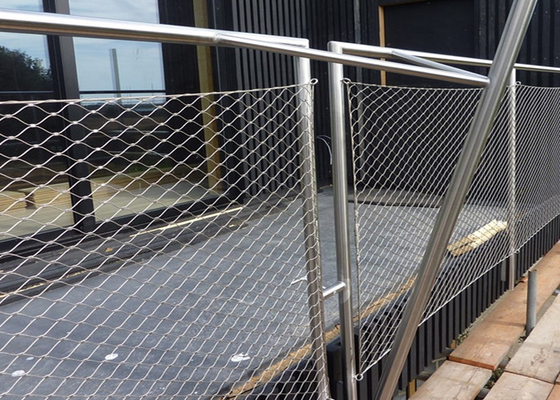 2.5mm 25x25mm Balustraden-Kabel Mesh Stainless Steel