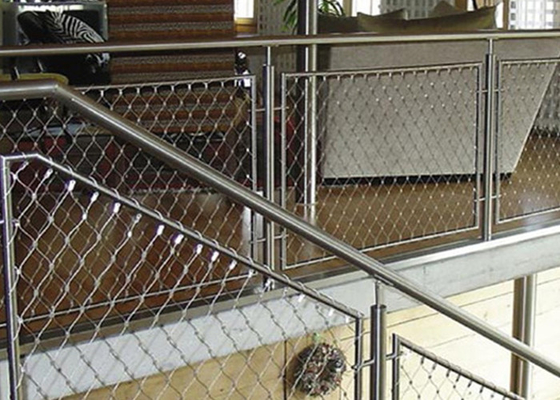 Architekturmaschendraht des Treppenhaus-2.0mm, Stahlkabel-Filetarbeit