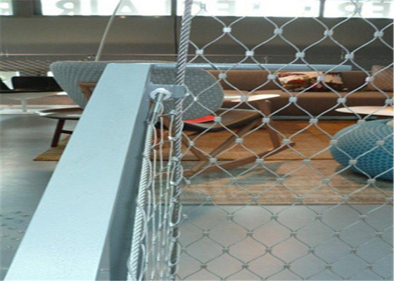 Loch-Architekturmaschendraht 60*60 Millimeter, Stahlkabel-Filetarbeit