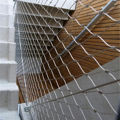 Sus 304 Drahtseil-Masche X Sus-316 neigen architektonischesflexibles