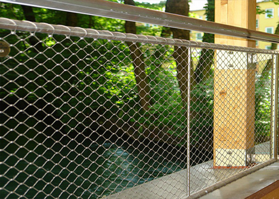 1.5mm Balustrade oder Mit der Eisenbahn befördern des Architekturdrahtes Mesh Non Rusting