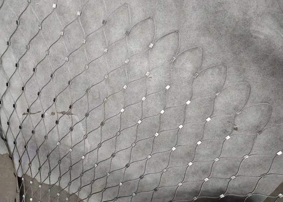 Zaun-Balustrade Or Railings-Drahtseil Mesh Ferrule 3,0 Millimeter des Draht-300*300mm