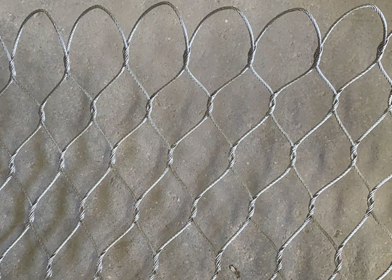Hochfester Edelstahl gesponnenes Seil Mesh For Architectural Safety Protection
