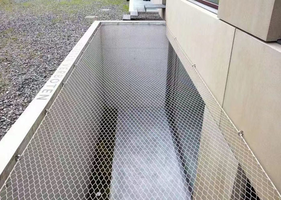 Flexible 304 Inox Sicherheits-Filetarbeit 2,0 Millimeter Draht-für Architektur