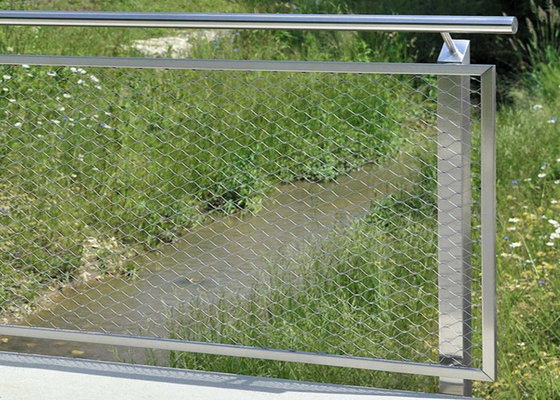 Fallschutz-Sicherheitsnetz in Leinwandbindung, unregelmäßige Form, 2,5 mm