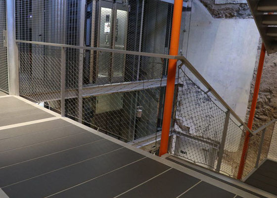 Stahlkabelnetz 50x50mm SUS 304 316 Korrosionsschutz