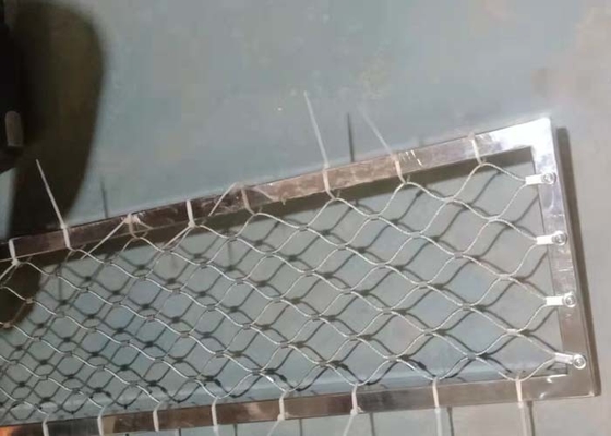 Kabel-Mesh With Frame Non Rusting-Fall-Verhinderung der Balustraden-0.5-30meter