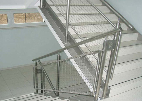Edelstahl-Seildraht Mesh For Stairs Flexibility Sus316 2.5Mm
