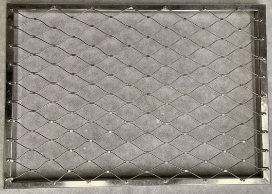 Verhinderungs-Balustrade des Fall-0.5-30meter verkabeln Draht Mesh With Frames 2.0mm