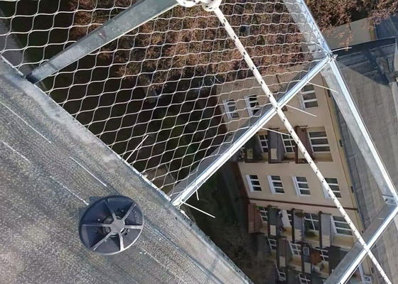 SUS 316 Wetter-Beweis Edelstahl-Drahtseil-Mesh Fencings 2.0mm