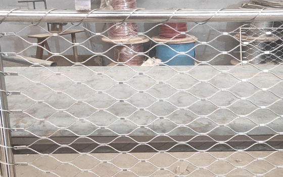 Rostfreies Stahlbaux neigen Seildraht-Masche Kabel-Mesh Fences 2.0mm