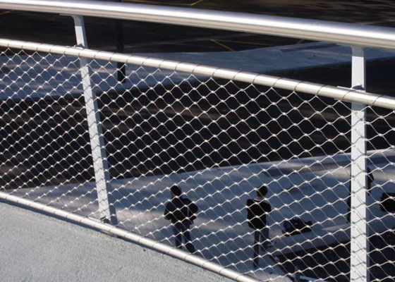 Kundengebundener Sicherheits-Schutz SS verkabeln Wetterbeständigkeit der Maschen-2.5mm
