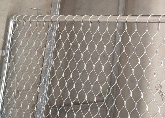 Nicht verrostender Edelstahl-Spant X neigen Draht Kabel-Mesh For Fences 2.0Mm
