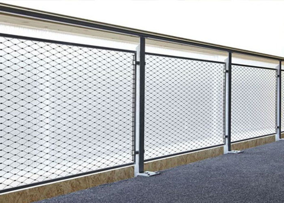 Balustrade SUS304 verkabeln Antikorrosion Mesh Stainless Steel Rope Nettings 2.0mm