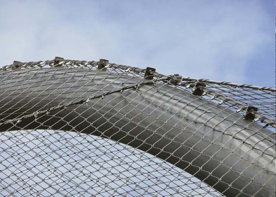 Architektur-flexibles Edelstahl-Drahtseil Mesh For Safety