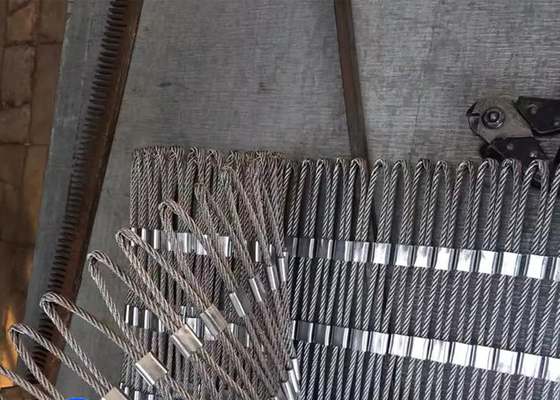 Edelstahl-Kabel-Mesh Flexibility Anti Corrosive For-Unterhaltungs-Fahrten