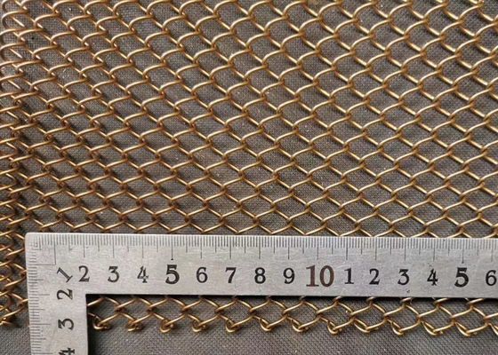 Dekorative Aluminium-1.2mm Kettenglied-Schirm-Spule für Restaurant-Cafés und Einzelhandelsgeschäfte