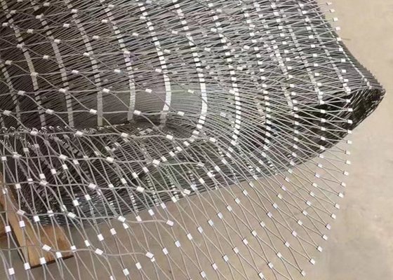 Flexibles 2mm Edelstahl-Drahtseil Mesh For Balustrade Or Railing