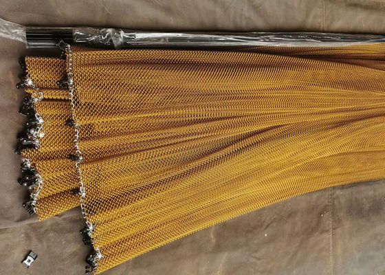 1mm Dekorations-Raum-Teiler-Kettenglied-Schirm-Vorhang-Aluminium mit Farbe