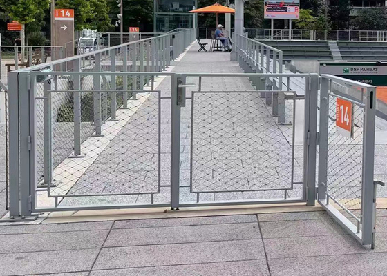 Balustraden-flexibles Edelstahl-Kabelnetz-Antikorrosion besonders angefertigt