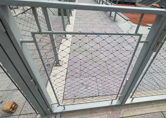 Korrosionsbeständiges Aisi 316-Drahtseil-Maschennetz als Balustraden-Sicherheitsnetz