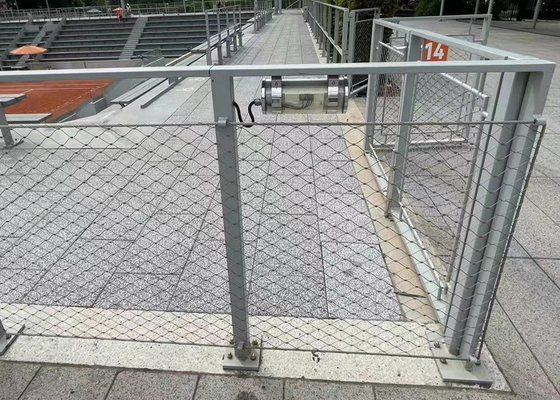 Zwingen-Kabel-Mesh With Frame Customized Anti-Rost SS 304 für Grenzmauer