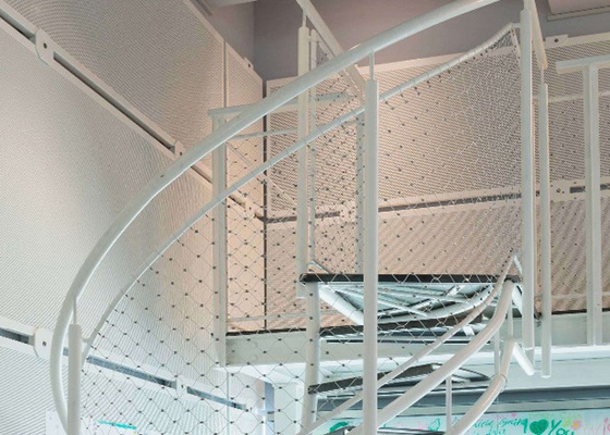 60 mm Schrägstange Balustradenkabelnetz 60x104 mm Öffnung