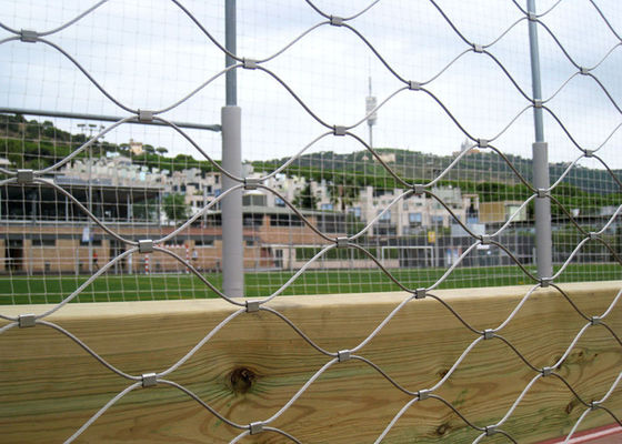 SS316 Edelstahlkabelnetz Korrosionsbeständiges Zoo-Netz