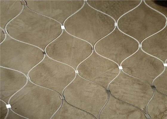 SS316 Diamant-Flexible Inox-Kabelnetz Zoo Vogelhof Zaun Korrosionsschutz