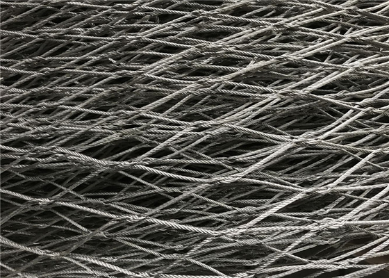 Diamant-Edelstahl-Vogelnetz Zoo Flexibles Seilnetz