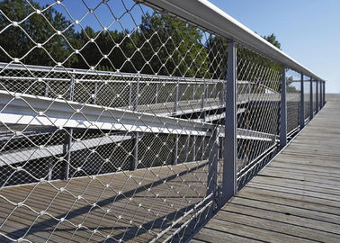 X-tend Dekoratives Drahtseilnetz-Zaun Edelstahl 2,0 mm