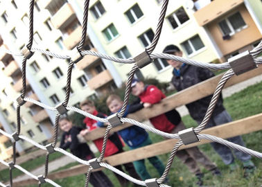 Drahtseil-Maschen-Netz AISI 316, flexible Edelstahl-Kabel-Masche für Balkon