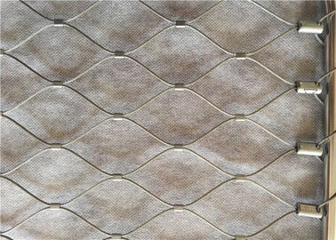 Kundenspezifische Zwingen-Art 4mm Zoo-Draht Mesh Flexible Ss 304 7x7