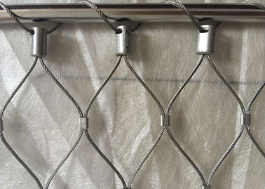 Klassische Inox-Balustraden-Kabel-Masche, X neigen Edelstahl-Seil-Masche Webnet