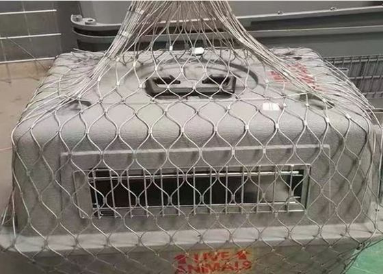 316 Balustradenkabelnetz aus Edelstahl 316 Kran-Scheinwerfer Sturzschutznetze