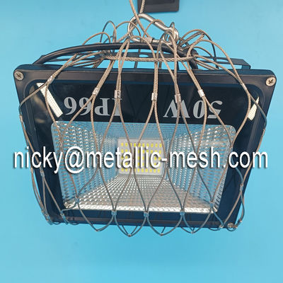 1.5mm Flexible Edelstahl Seilnetz Tasche Diebstahlschutz