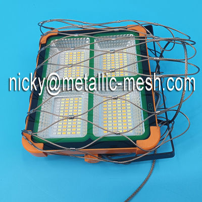80 mm Flexible Light Drop Anti-Sicherheitsnetz Edelstahl Seil Net Bag