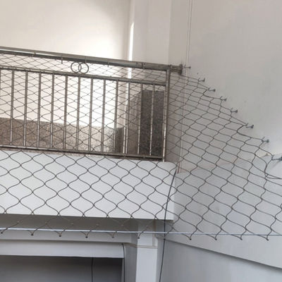 Individuelles Schutzkabelnetz für Sicherheitsbalustraden aus Edelstahl